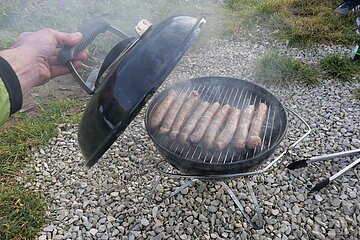 Fränkische Bratwürste Grill