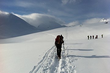 Aufstieg zum Piz Tasna