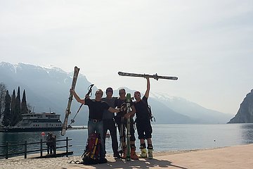 Transalp-Finish am Gardasee