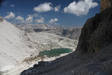 Pisciaduhütte und Pisciadusee